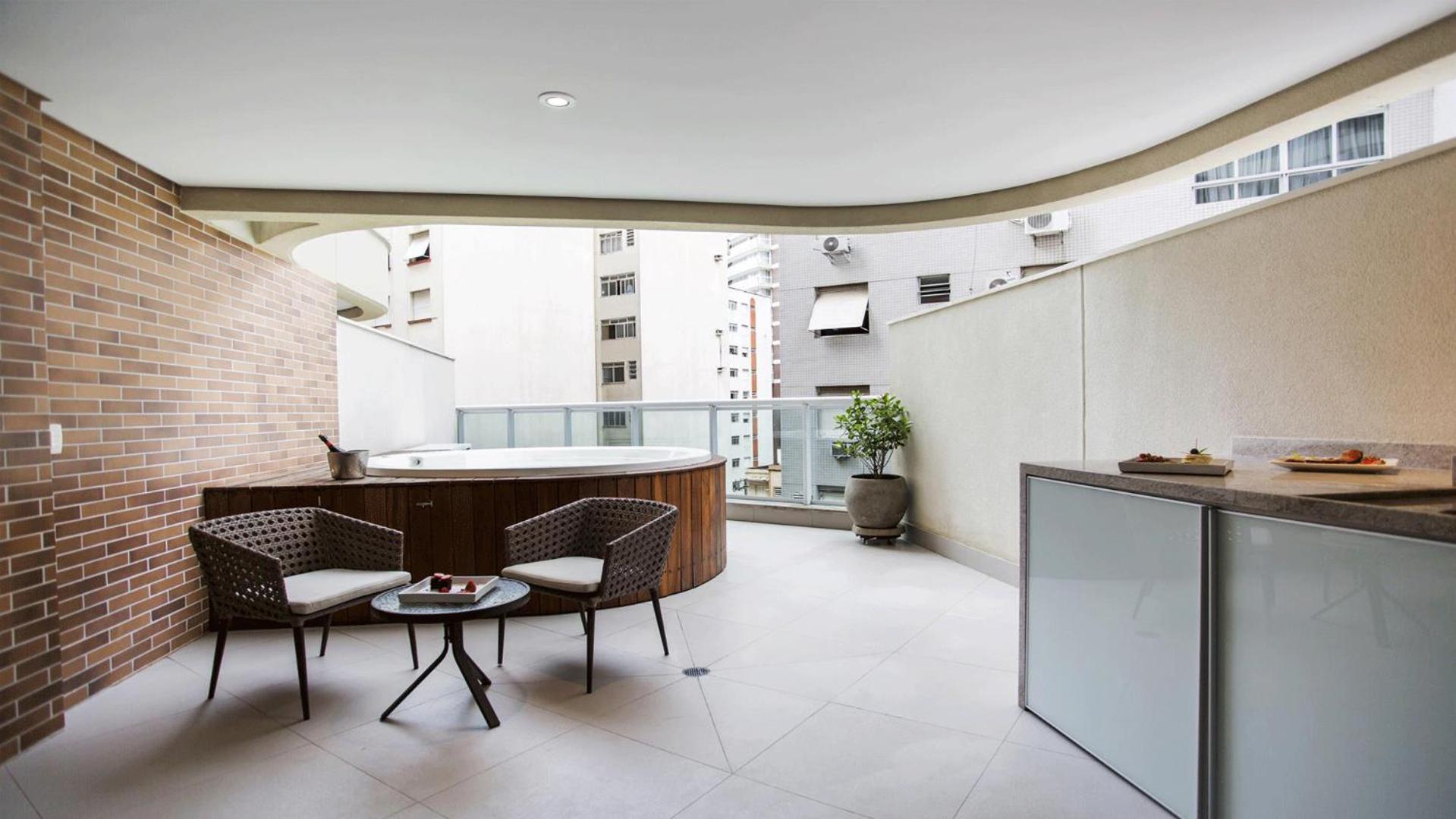 Residencial Estanconfor Santos Apartment Luaran gambar